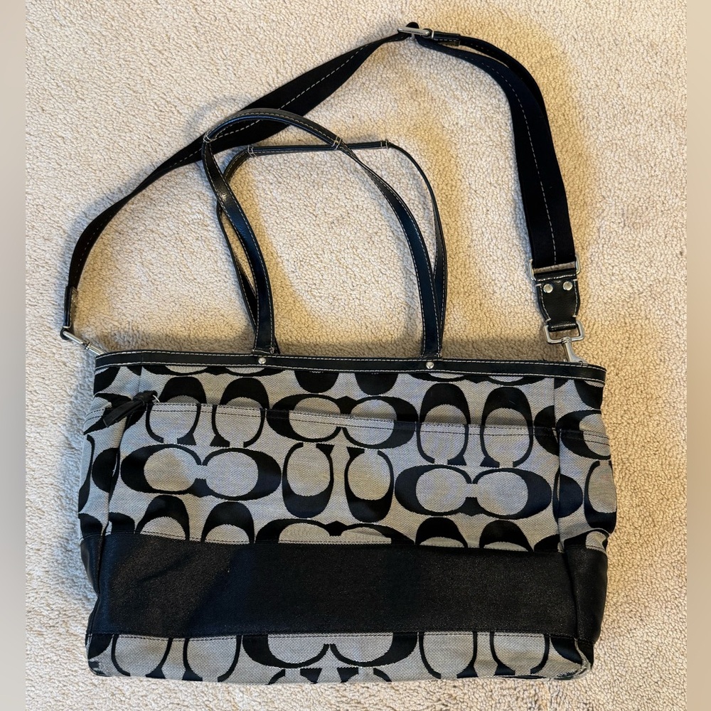 Coach Signature Canvas Diaper Bag - Picture 4 of 8